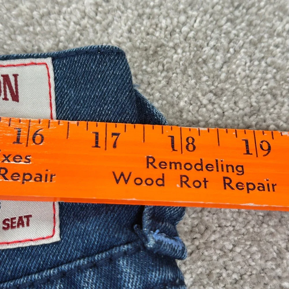 True Religion Men's 36 Ricky Big T Straight Blue‎ New Relaxed Straight Jeans